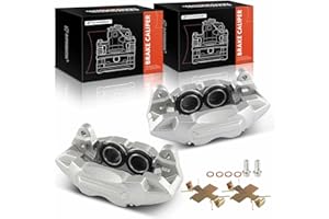 A-Premium Disc Brake Caliper Assembly Without Bracket Compatible with Chevrolet Silverado 1500 2019-2020 & GMC Sierra 1500 2019-2020 - Front Driver and Passenger Side, 2-PC Set