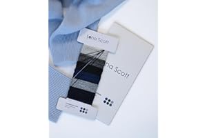 Cashmere Darning Yarn Thread Darning Kit, 30m in 6 Colors (Mixed)