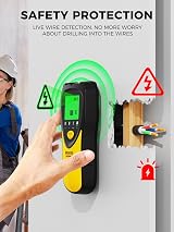 Mecurate 5-in-1 Stud Finder with LCD Display Wall Scanner (LeMon) view 6