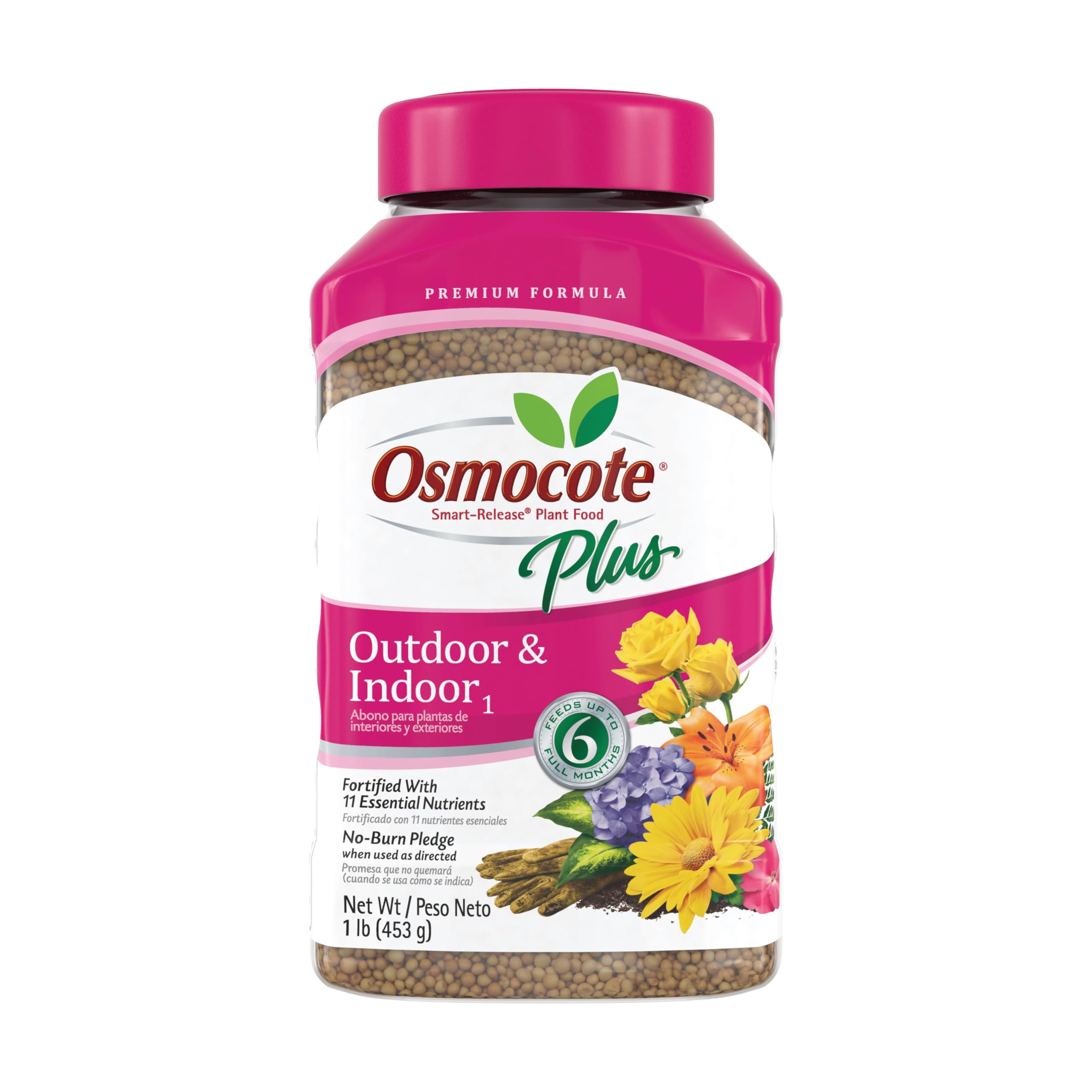 Photo 1 of Osmocote Smart-Release Plant Food Plus Outdoor & Indoor, 1 lb.