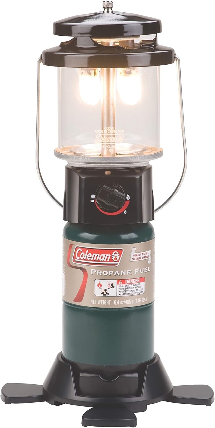 Coleman Farol de propano | Deluxe Perfect Flow Gas Lantern ...