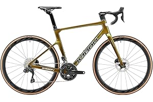 KABON Carbon Road Bike, 700C Carbon Fiber Frame Road Bike 24S Shifting Road Bicycle with Shimano 105 Di2 7170 Groupset Disc B