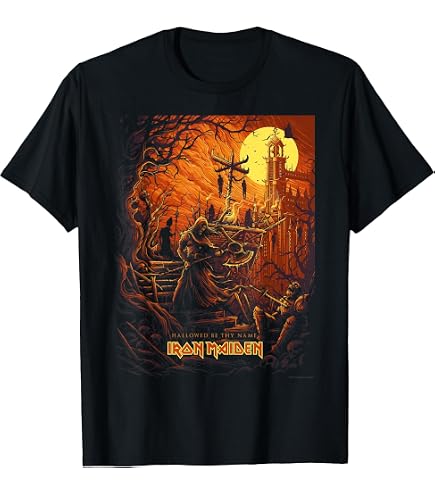 Amazon.com: Iron Maiden Eddie & The Devil T-Shirt : Clothing