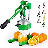 CO-Z Hand Press Juicer Machine, Manual Orange Juicer and Professional Citrus Juicer for Orange Juice Pom Lime Lemon Juice and
