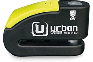 URBAN 999 Approved Motorcycle Disc Lock with Smart Alarm | 120dB, LED, Warning, A+ Sensitivity, X2 ON | SRA & Sold Secure Gol