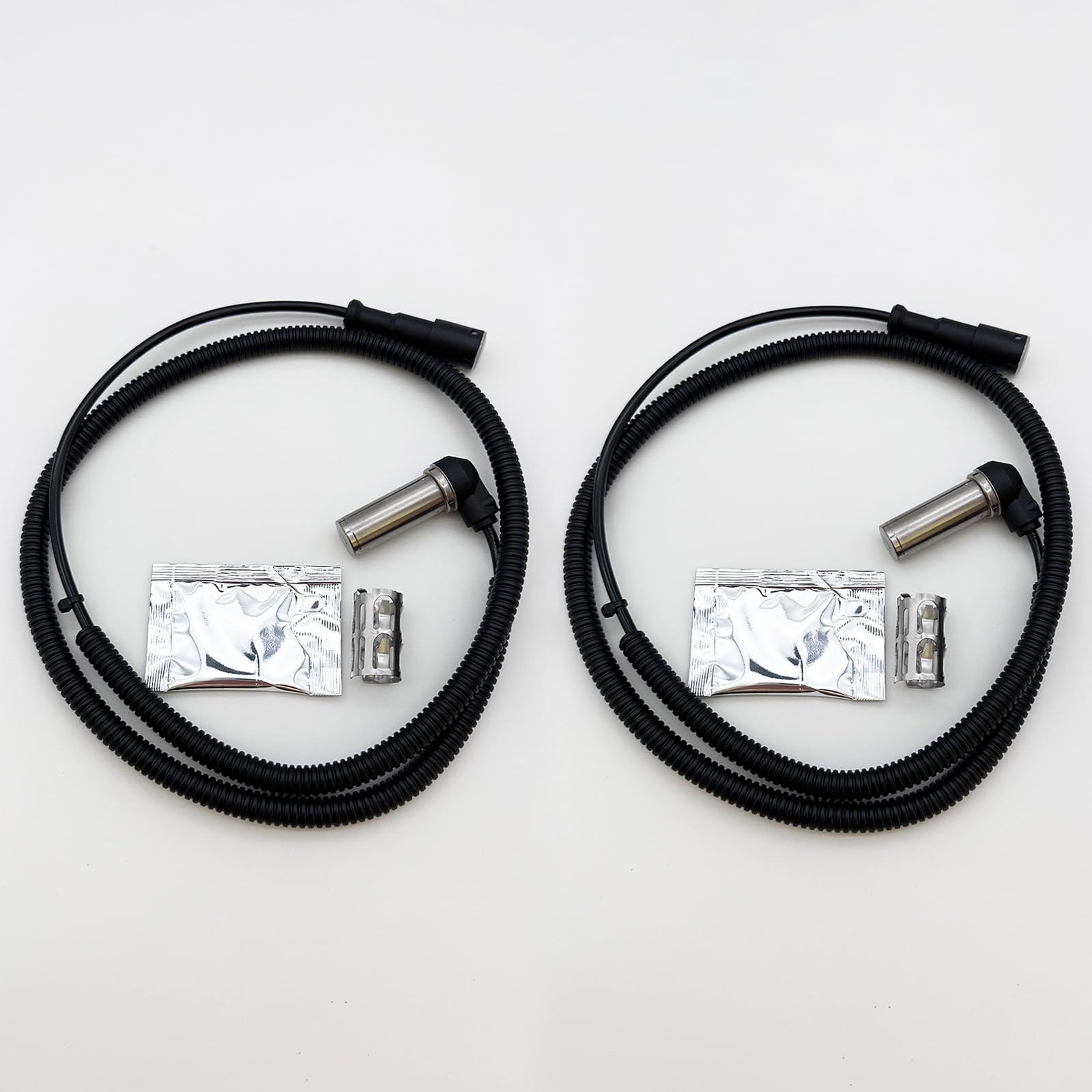 Photo 1 of 2Pcs ABS Speed Sensor 40" 3.28' Feet 90 Degree Mount Ref: 970-5006, 4410328090