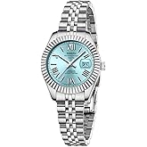 NIBOSI Watches for Women Analog Quartz Waterproof Ladies Wrist Watches with Date Dainty Fashion Luxury Stainless Steel Watch for Small Wrists Female Elegant Dress Women's Watch