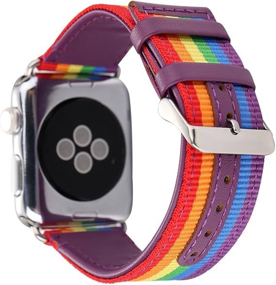 rainbow apple watch band 44mm