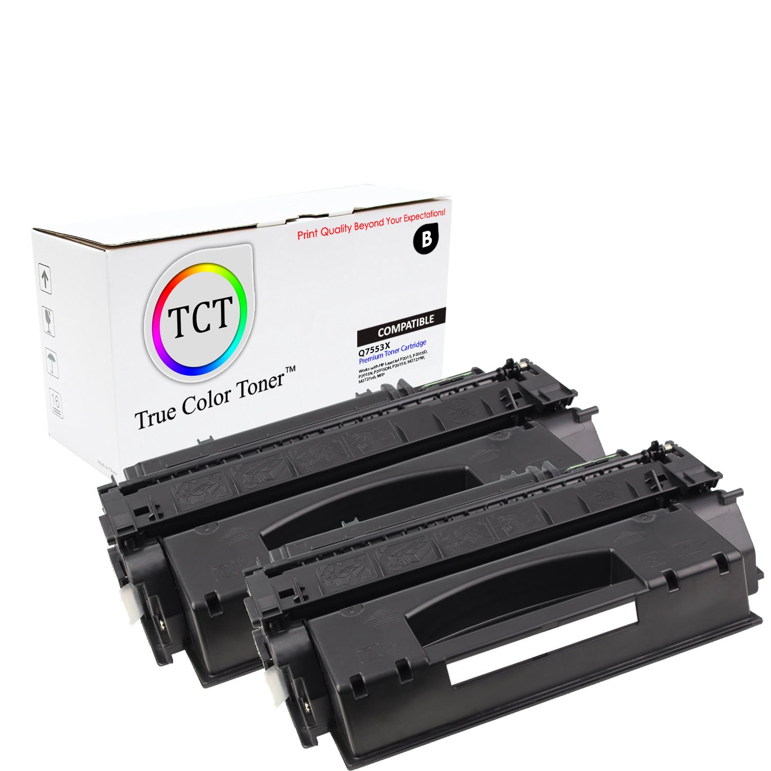 5 Q7553X 53X Toner For HP LaserJet P2015 series Printer