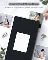 Popotop Photo Album 4x6 300 Photos Linen Cover 50 Sheets 100 Pages view 3