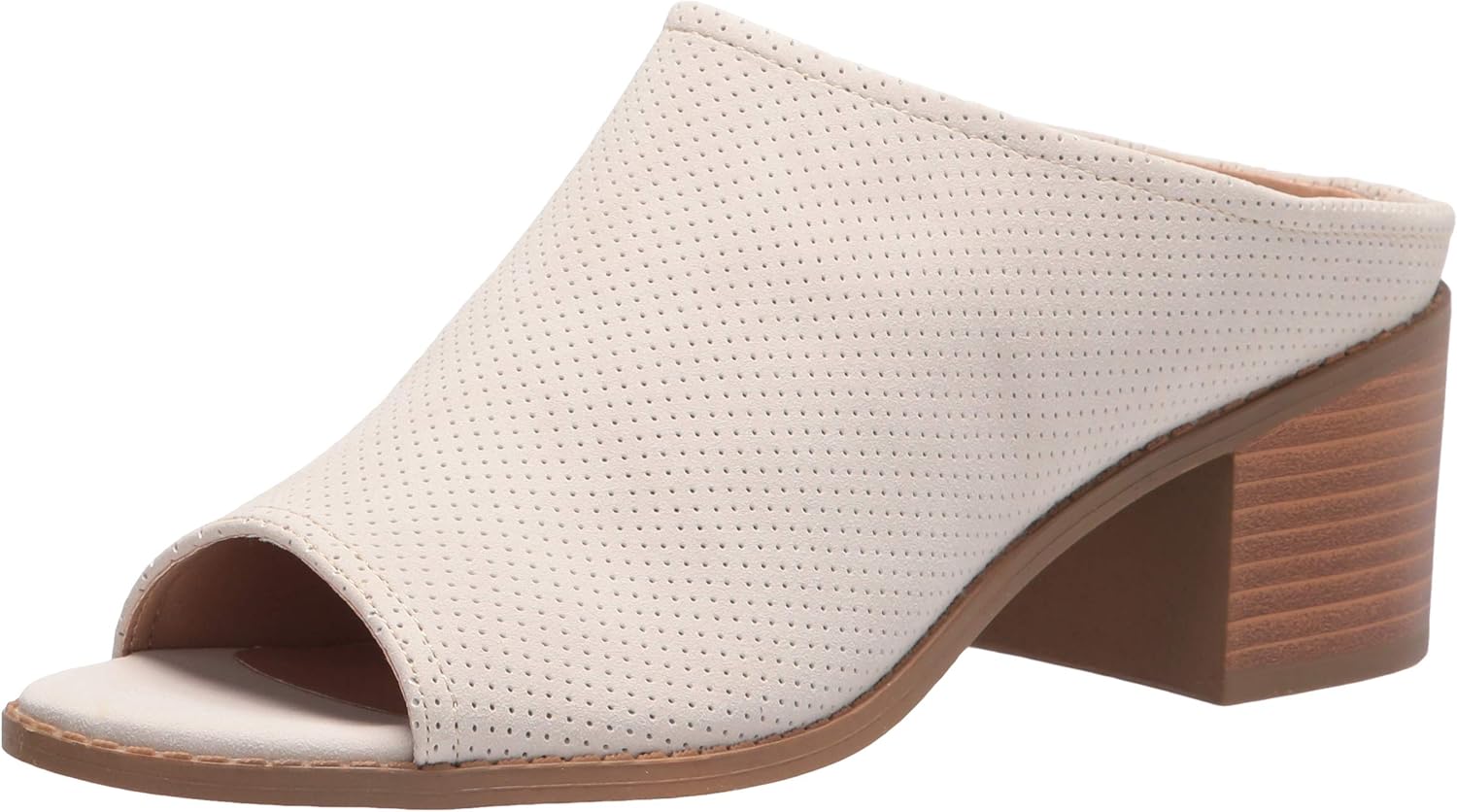 natalee perforated peep toe sandal