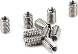 Hyuduo M6x10mm Stainless Steel Wire Thread Inserts M6 to M4 Repair Kit 10pcs view 7