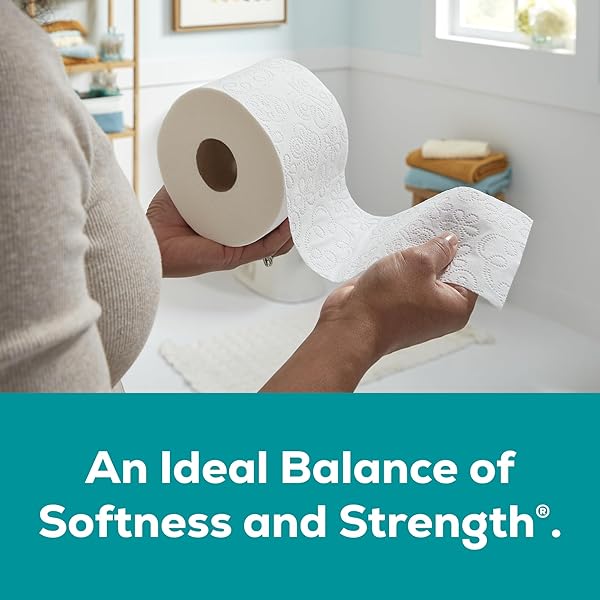ANGEL SOFT TOILET PAPER, 4 MEGA ROLLS = 16 REGULAR ROLLS, SOFT AND STRONG TOILET TISSUE