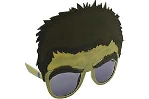 Sun-Staches Avengers Sunglasses | Hulk-Thor-Iron Man-Capt America | Official Marvel Costume Accessory | One Size Fits Most