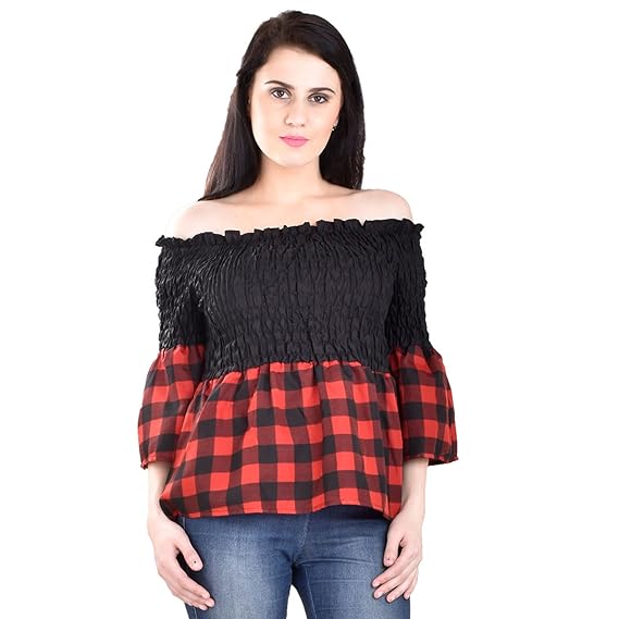 black off the shoulder top amazon