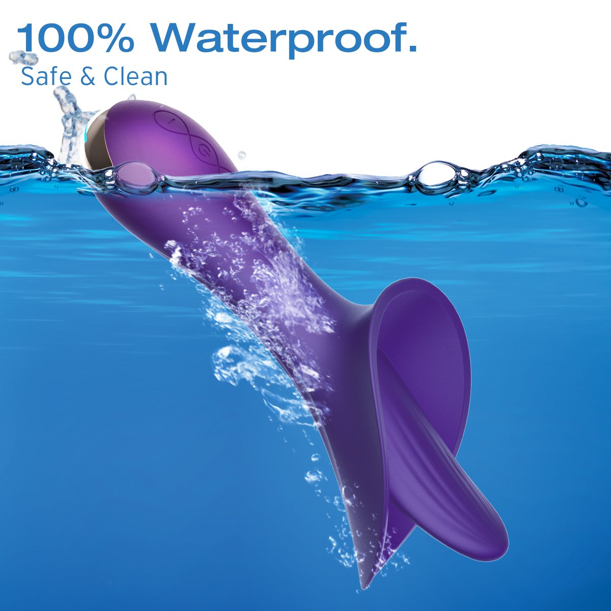 G Spot Tongue Clitoris Vibrator Adult Sex Toys, Banenu Powerful Silicone Waterproof Rechargeable Nipples Vagina Clit Anal Stimulator Massager for Women, Men and Couples