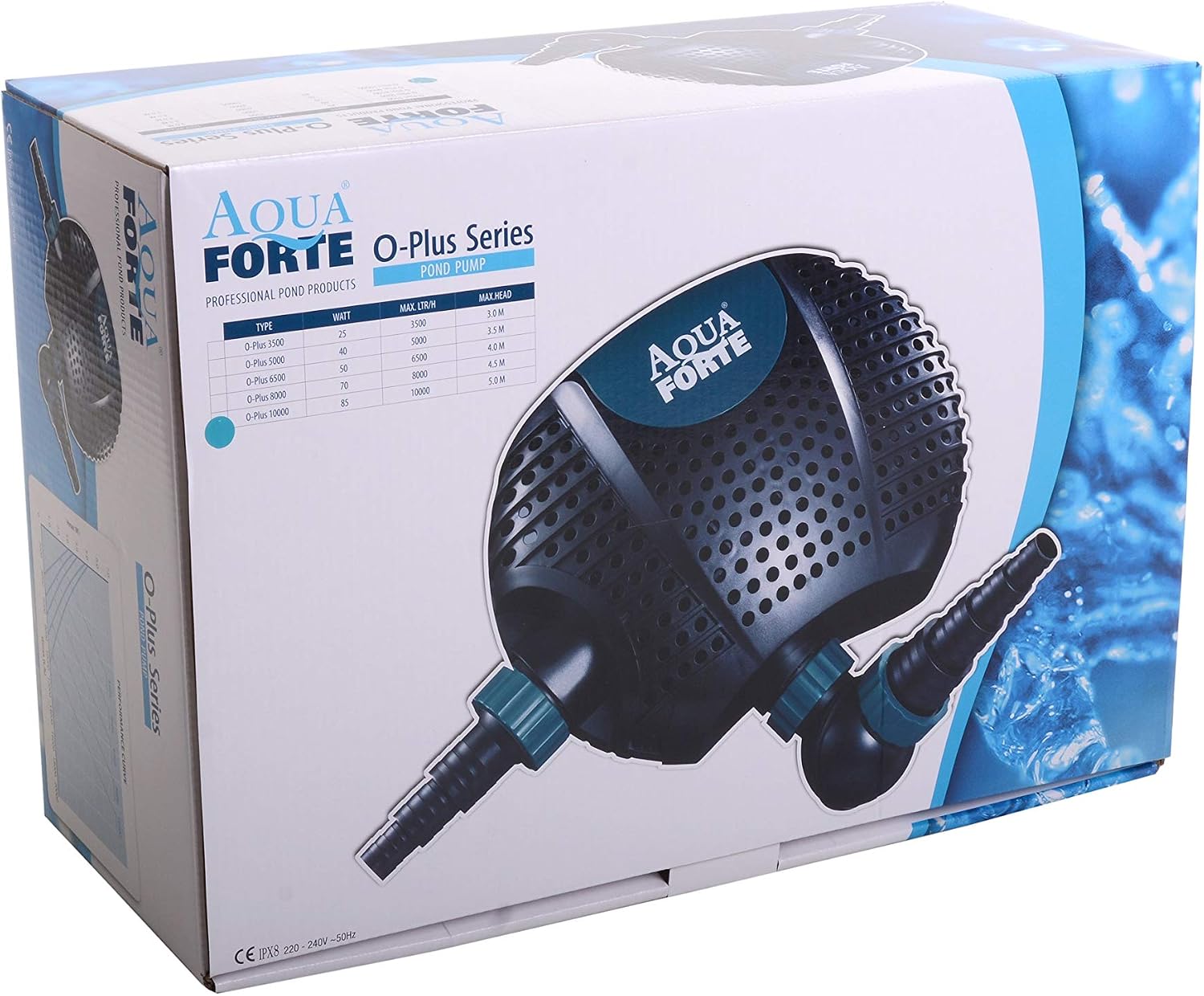 AquaForte O-5000 Plus 40 Watt Max Flow 5 m3/Hour Max Head 3.5 Metres Cable Length 10 Metres for Watercourses Waterfalls - Image 4