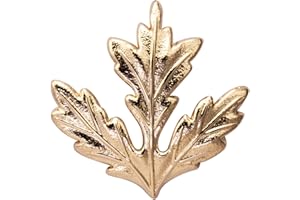 Knighthood Executive Golden Leaf Metal Lapel Pin Brooch for Men