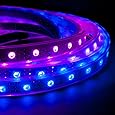 NooElec 1m 60-Pixel Addressable 24-Bit RGB LED Strip, 5V, IP68 Waterproof, WS2812B (WS2811), 4-Pin JST-SM Connectors Pre-Soldered To Both Ends