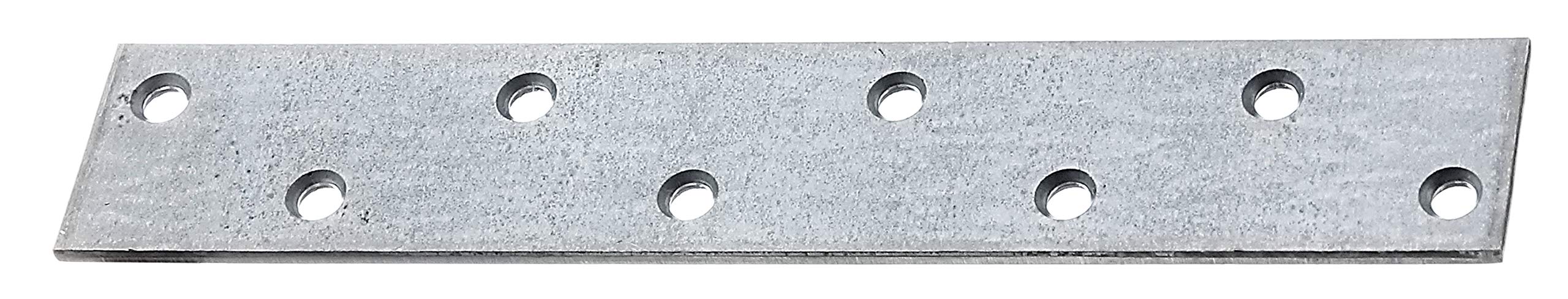 Gah-Alberts 333904 Flat Connector Sendzimir Galvanised Length 170 mm x Width 30 mm x Thickness 3 mm Pack of 50