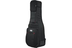 Gator Cases Pro-Go Ultimate Guitar Gig Bag, Dual Compartment Fits Acoustic and Electric Guitars (G-PG ACOUELECT)