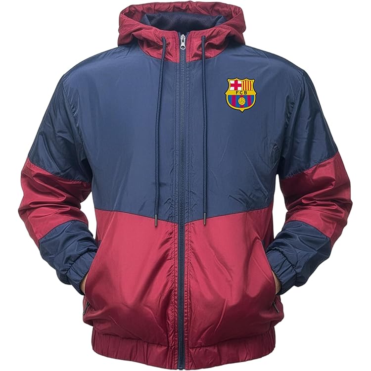 Amazon.com: FCB FC Barcelona Boys Quilted Jacket Hooded Winter
