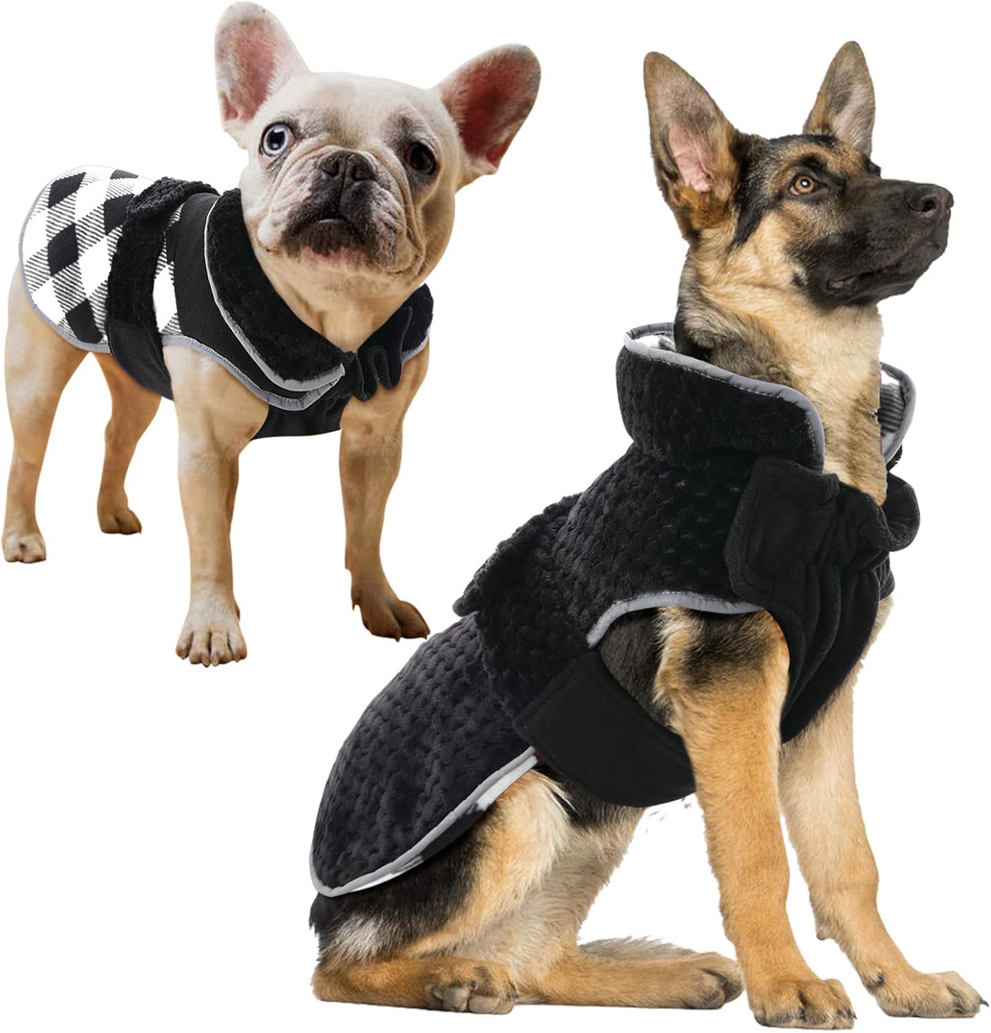 ROZKITCH Dog Winter Coat Classic British Plaid Dog Cold