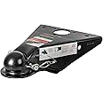 CURT 25474 QuickPin No-Latch A-Frame Trailer Coupler for 2-5/16-Inch Hitch Ball, 14,000 lbs, Black