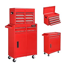 TUFFIOM 5-Drawer Rolling Tool Chest, Tool Storage