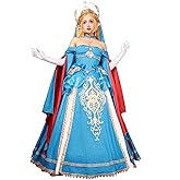 miccostumes Women's Costume Princess Cosplay Wedding Top and Skirt with Veil