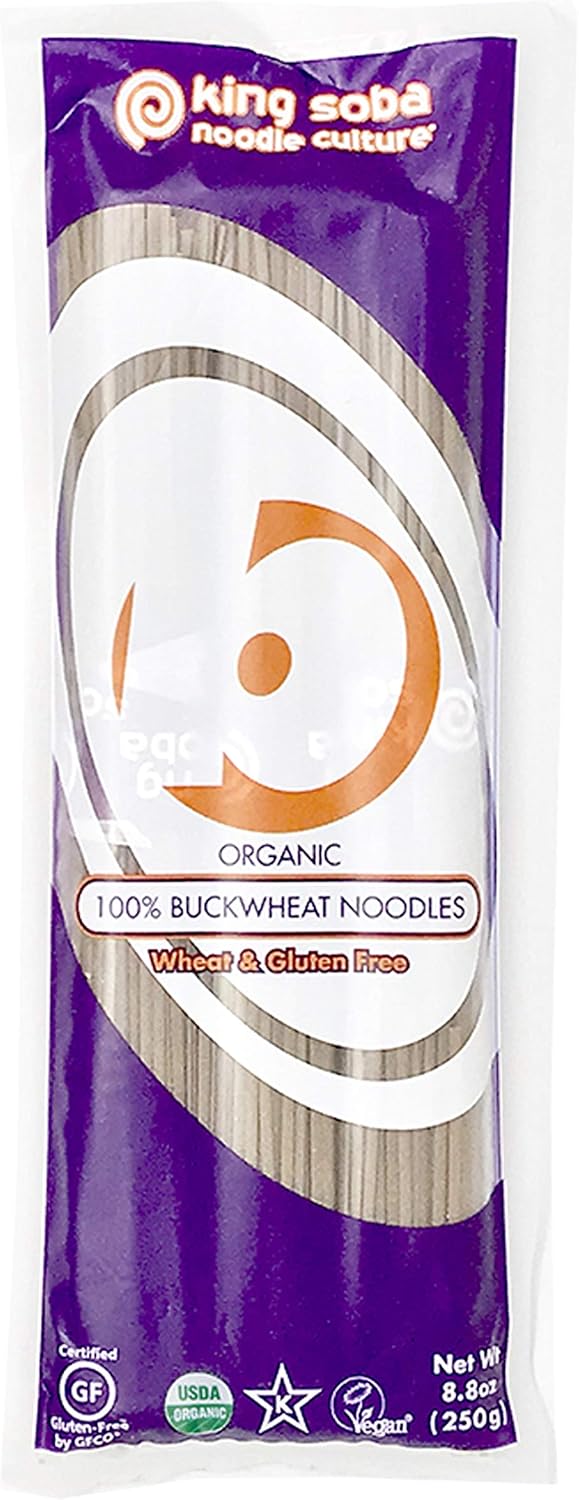 King Soba 6PACK Gluten Free & Organic 100 Buckwheat Noodles 250g 3