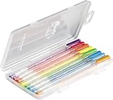 Tinc Flourolicious Fruit Scented Neon Gel Pens 8 Colors Case view 2