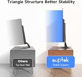 Suptek Universal TV Stand Base with 3 Height Adjustments 27-85 Inch view 2