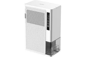 AEOCKY 500 Sq. Ft Rotary Desiccant Dehumidifiers for Home with Drain Hose, 85oz 5 pint/day 2019 DOE Never Frost Quiet Small Dehumidifier, For Bedroom, Bathroom, RV, Closet, Basement
