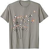 Cat Shirt Cat Shirts for Women Girls Cute Dandelion T-Shirt