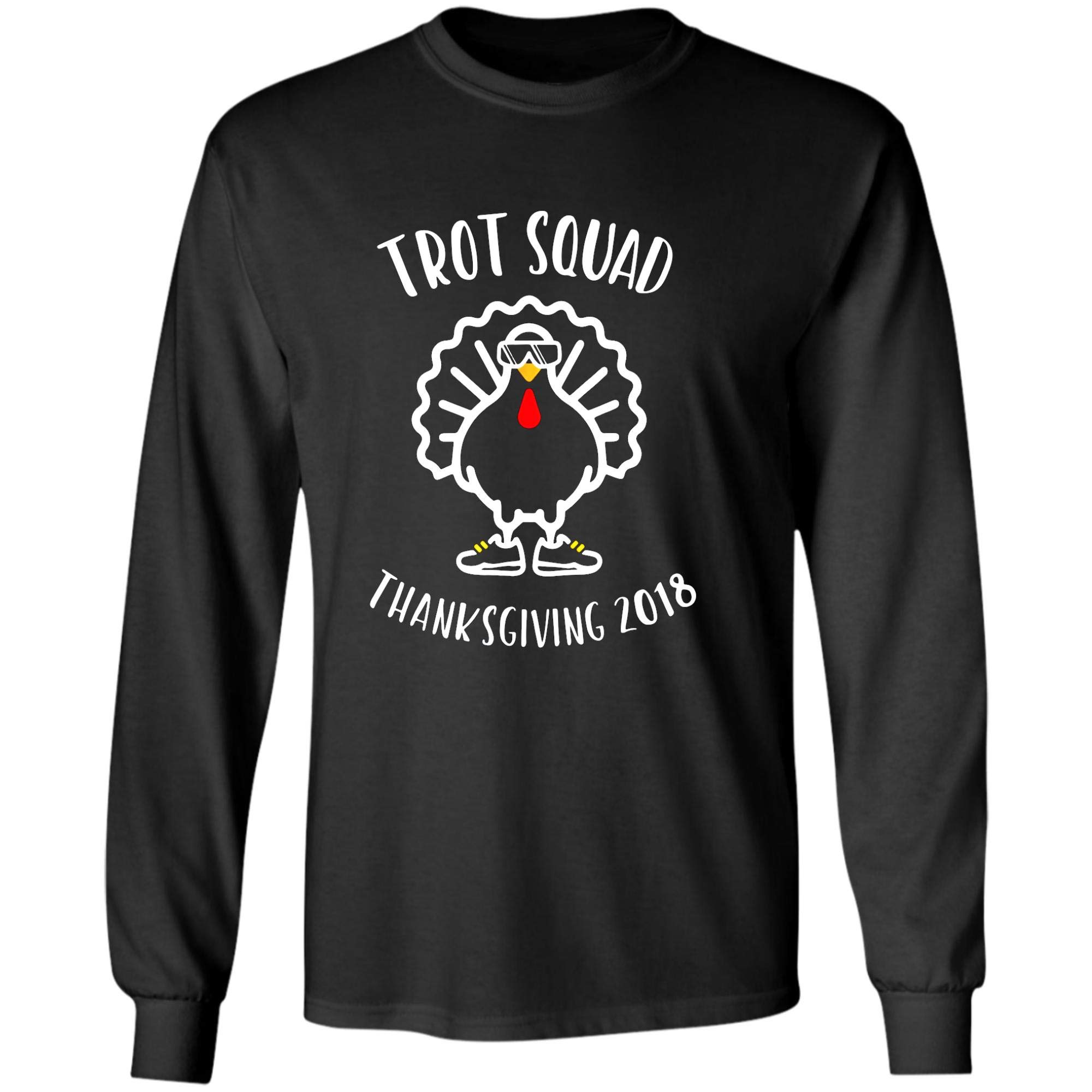 Uniwyn Cute Turkey Trot Squad 2018 Thanksgiving Group Running T Shirt