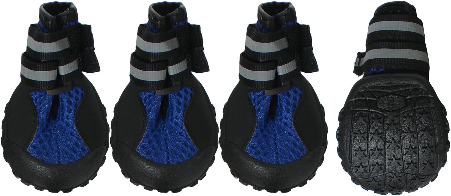 Paw Tech Extreme Dog Boot-Blue-S