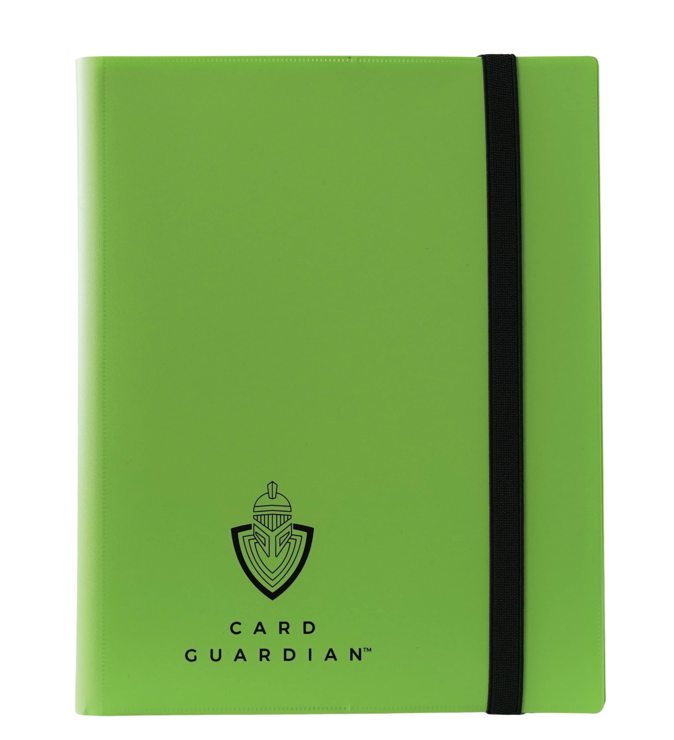 Card Guardian - 9 Pocket Trading Card Album 360 Side Loading Pocket for Trading Card Games TCG (Lime Green) Compatible with Pokemon Card Binder Yugioh Cards MTG Binder Sports Card Binder