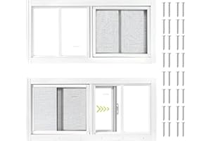 COLORPAPA 2 Pack Shed Windows, 10"x23" Sliding Windows, Transom Window with Tempered Glass for Shed, Chicken Coop, Playhouse, Household, Garage, Barns (White)