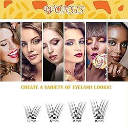 WONSIS Lash Clusters, DIY Eyelash Extension, 120