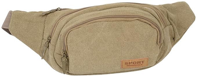 SRI Cotton Waist Pack (0.5 LTR, Beige)
