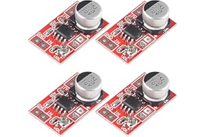 Alinan 4pcs DC 5V-12V Micro Electret Amplifier MIC Condenser Mini Microphone Board Adjustable Gain 750mW LM386 AMP Module