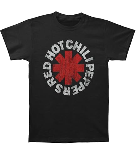 ホンジュラス製/Red Hot Chili Peppers/ロゴ/Tシャツ Amazon.com: Red Hot Chili Peppers mens Red Hot Chili Peppers