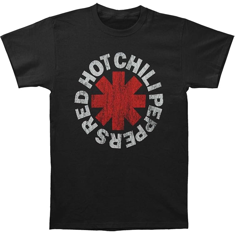 Amazon.com: Bravado Red Hot Chili Peppers Distressed Men's T-Shirt