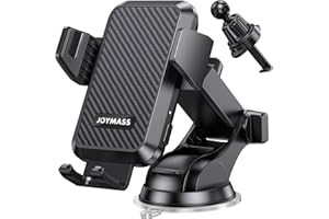 JOYMASS Wireless Car Charger, Phone Holders for Your Car, 15W Auto Clamping Phone Mount Car Accessories for iPhone 16 15 14 13 12 Mini Pro Max 11 XR XS, Samsung Galaxy S24 Ultra S23 S22+ Note 20, etc