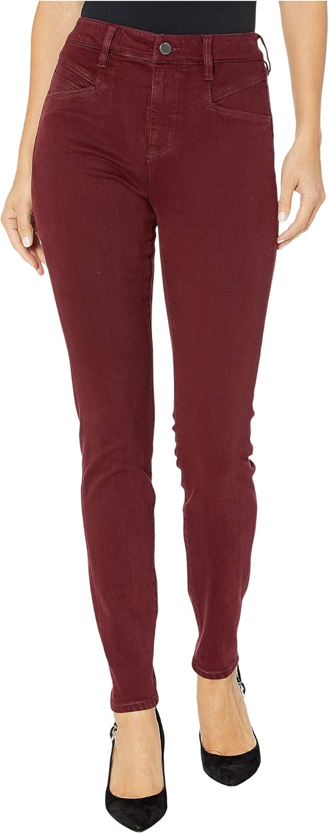 Liverpool Abby High-Rise Skinny w/Slant Pockets in Slub Stretch Twill