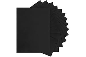 Silunkia 40 Sheets Black Cardstock 8.5 x 11 Halloween Cards, 200gsm/75lb Premium Black Construction Paper Card Stock for DIY Card Making, Greeting Cards, Paper Crafting, Invitations, Scrapbooking