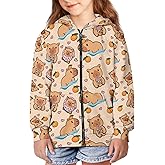 Fishoutleap Girls Zip Up Sweatshirt Size 6-16 with Pocket Hoodies for Teenger Girls Trendy Clothes