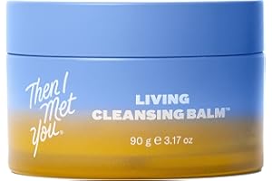 Then I Met You Living Cleansing Balm, Melts Makeup & Sunscreen, Non-Stripping Zero Residue Oil Cleanser with Seaberry, Olive, Grape Seed Oils, Vit E & Persimmon, First-Step Clean Vegan Korean Skincare