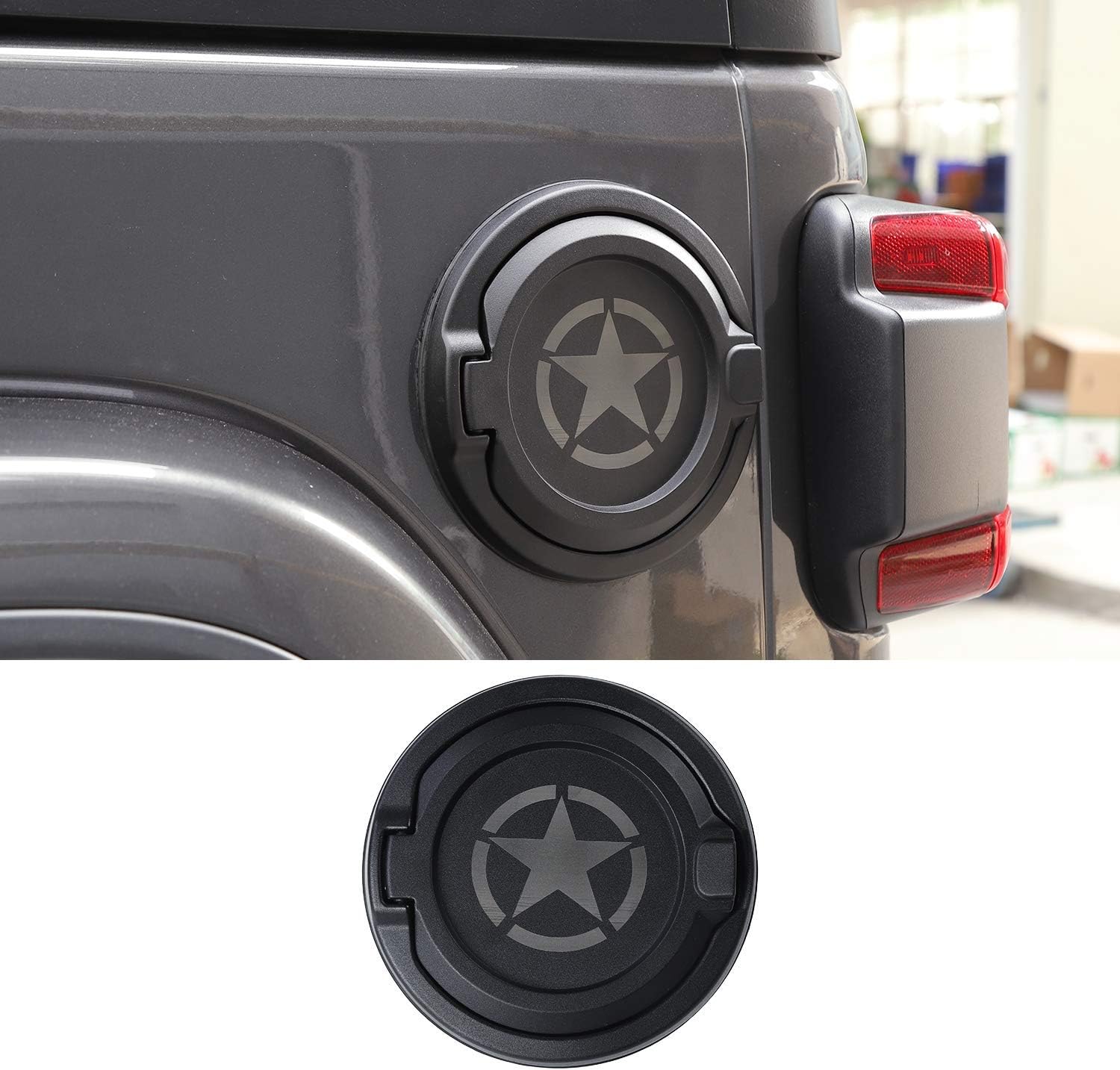 JeCar JL Gas Cap Cover Fuel Filler Door Locking Gas Cap